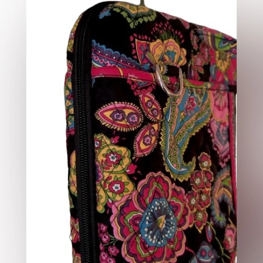 17” Vera Bradley Paisley Laptop Bag Symphony in Hue Paisley Multicolor Floral